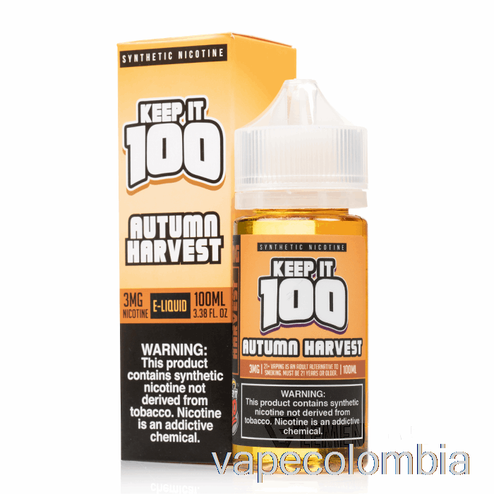 Vape Kit Completo Cosecha De Otoño - Keep It 100 E-líquido - 100ml 3mg